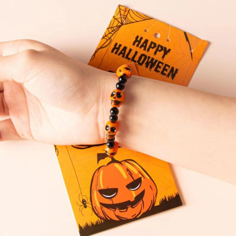 Wholesale Skull Pumpkin Acrylic Bracelet